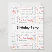 Bon Appetit Classic Pattern Kaart (Voorkant)