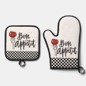 Bon Appetit Design Ovenwant en Pannenlap Set (Voorkant)