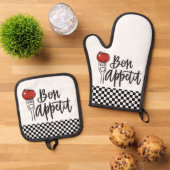 Bon Appetit Design Ovenwant en Pannenlap Set (Top down)