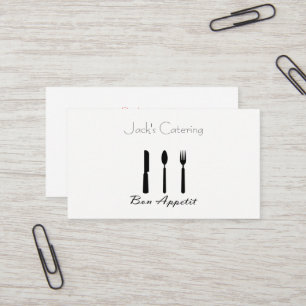 Bon Appetit en Silverware Visitekaartje