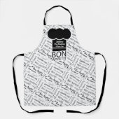 Bon Appétit et Bienvenue Chez Nous French Language Schort (Voorkant)