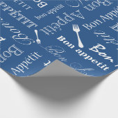 Bon Appetit Foodie Gifts French Chef Cadeaupapier (Hoek)