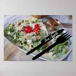 Bon Appétit Greek Salad Poster