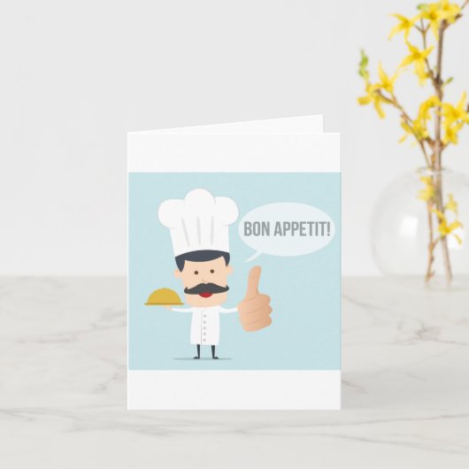 Bon Appetit Kaart (Gele Bloem)