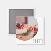 Bon Appetit Kaas Plank Eet Magnet (Voorkant / Achterkant)