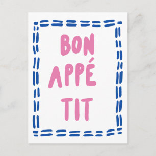 Bon Appétit Keuken Briefkaart