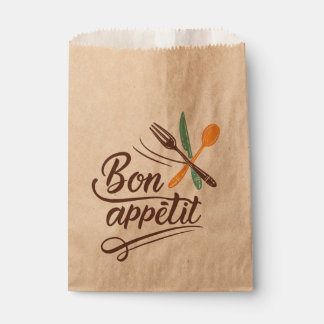 Bon Appétit Keuken Decor Bestek Illustratie Bedankzakje