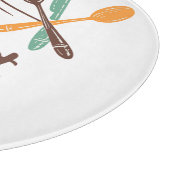 Bon Appétit Keuken Decor Bestek Illustratie Snijplank (Hoek)