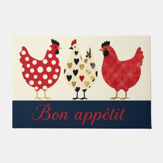 Bon Appetit Keukenmat Deurmat (Voorkant)