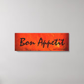 Bon Appetit Kunst Schilderen Canvas Afdruk (Voorkant)