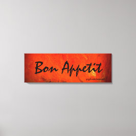 Bon Appetit Kunstschilderij Canvas Afdruk