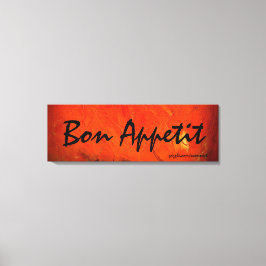 Bon Appetit Kunstschilderij Canvas Afdruk