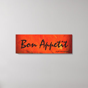 Bon Appetit Kunstschilderij Canvas Afdruk