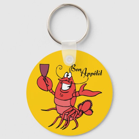 Bon Appetit Lobster Sleutelhanger (Voorkant)