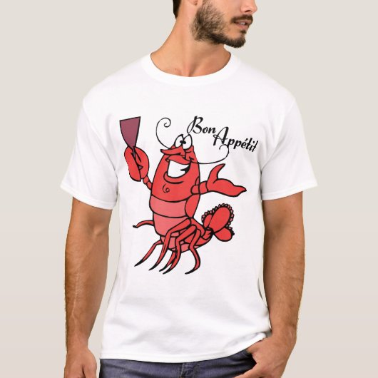 Bon Appetit Lobster T-shirt (Voorkant)
