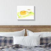 Bon appétit "pancake" canvas afdruk (Insitu (Slaapkamer))