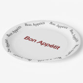 Bon Appetit Paper borden Papieren Bordje (Gekanteld)