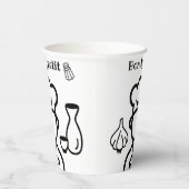 Bon appetit paper cup papieren bekers (Rechts)