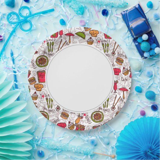 Bon Appetit Papieren Bordje (Feest)