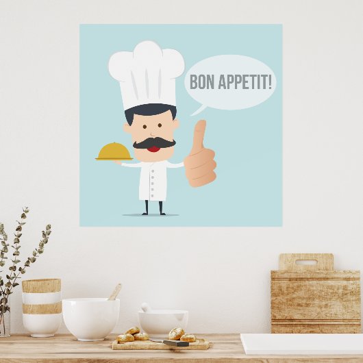 Bon Appetit Poster (Keuken)