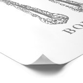 Bon appétit poster Franse sjabloon citaat (Hoek)