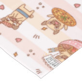 Bon Appetit Pug Food Tafelkleed (Gekanteld)