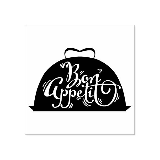 Bon Appetit Rubberstempel (Afrduk)