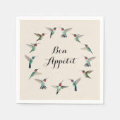 Bon Appétit Ruby-throated Hummingbird Servet (Voorkant)