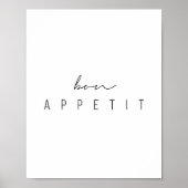 Bon Appetit Script Poster (Voorkant)