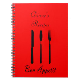 Bon Appetit Table Setting Recipe Notitieboek