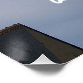 Bon Appetit! Teken van Cafe in Frankrijk Poster (Hoek)