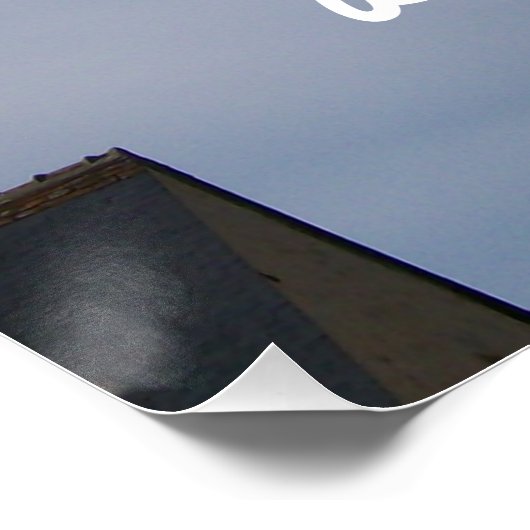 Bon Appetit! Teken van Cafe in Frankrijk Poster (Hoek)