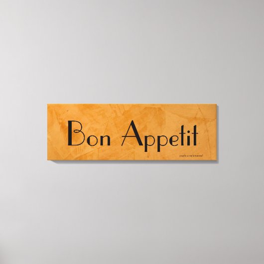 Bon Appetit Toscaanse keuken Canvas (Voorkant)