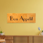 Bon Appetit Toscaanse Keuken Canvas Afdruk (Insitu (Woonkamer))