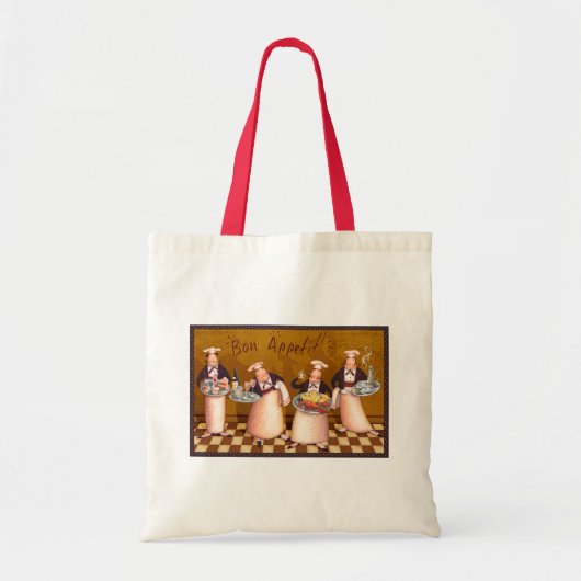 Bon Appétit Tote Bag (Voorkant)