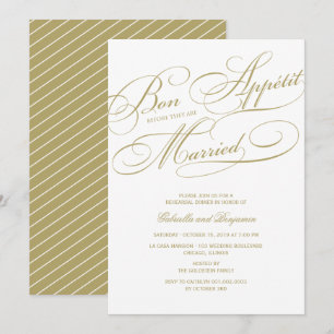 Bon Appetit Voor gehuwde repetitie Kaart