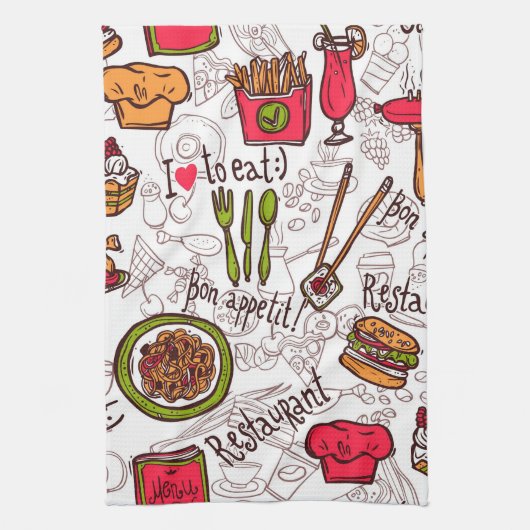 Bon Appetite  Theedoek (Verticaal)