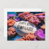 Bon bini bonaire briefkaart (Voorkant / Achterkant)