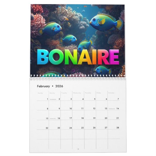 bon bini bonaire kalender (Feb 2026)
