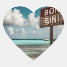 bon bini hart sticker