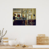 Bon Bock Café - Edouard Manet Fine Art Poster (Keuken)