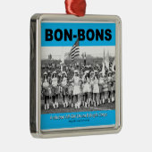 Bon-Bon foto - boomversiering Metalen Ornament (Rechts)