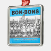 Bon-Bon foto - boomversiering Metalen Ornament (Links)