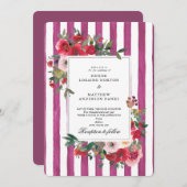 Bon Bon Kleurige Trouw Uitnodiging (Voorkant / Achterkant)