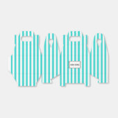 Bon Bons Blue Striped Bedankdoosjes (Uitgevouwen)