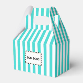 Bon Bons Blue Striped Bedankdoosjes