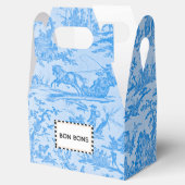 Bon Bons Blue Toile Bedankdoosjes (Geopend)