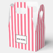 Bon Bons roze gestreept Bedankdoosjes (Geopend)