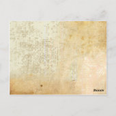 Bon Boyage Thumbelina  Collage Art Briefkaart (Achterkant)