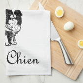  Bon Chien Good Dog Pet Theedoek (Quarter Fold)